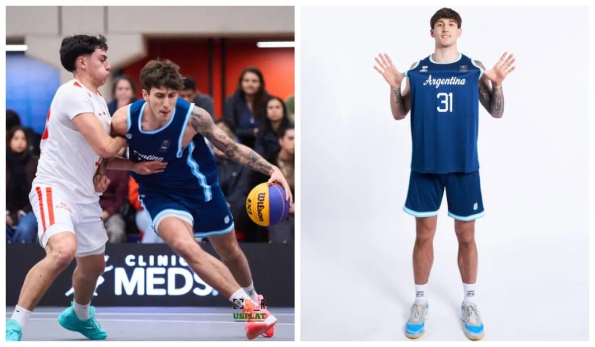 Alfredo Ventura, de Deportivo Viedma, jugará el Mundial U23 de básquet 3x3