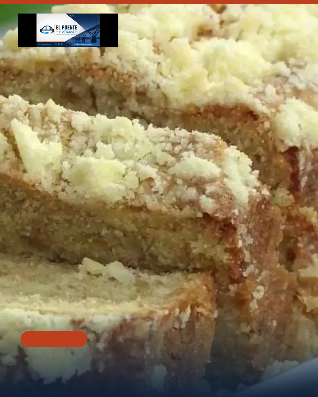 Receta rápida: budín de manzana con crumble de canela