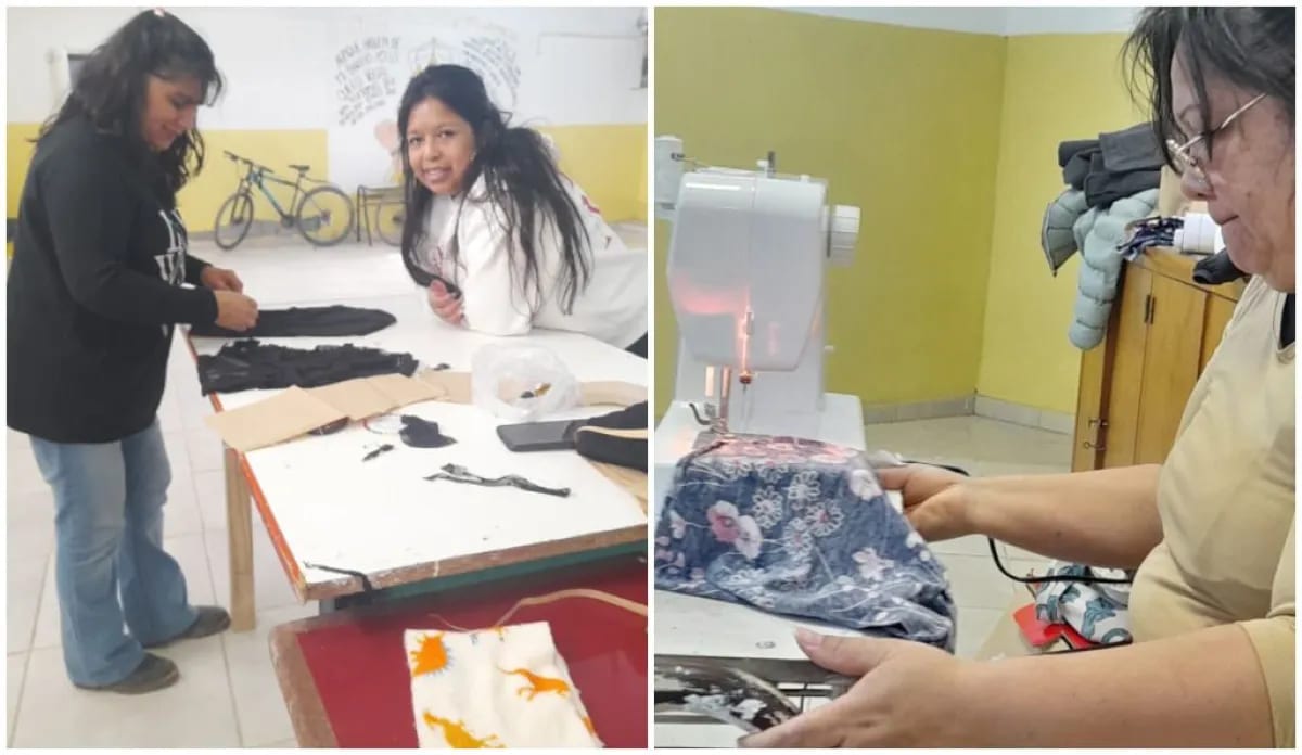 Un taller de costura barrial pide donaciones de máquinas y telas para no perder alumnas