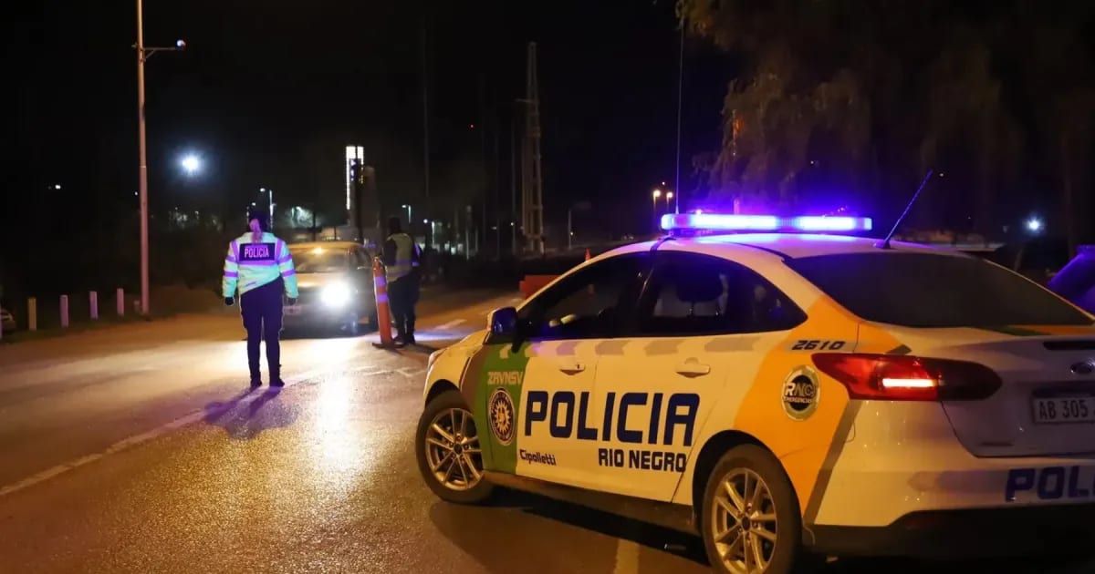 Controles de fin de semana: 12 autos retenidos en Viedma y Cipolletti