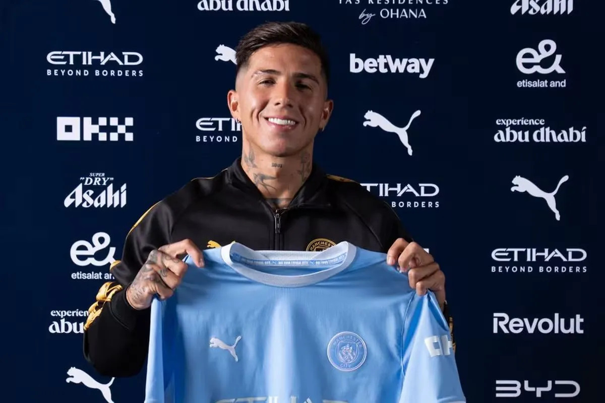 Enzo Fernández se convirtió en el fichaje más caro de la historia argentina al pasar al Manchester City