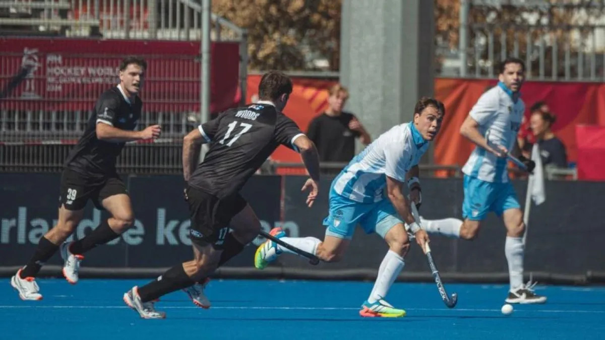 Los Leones golearon 7-1 a Nueva Zelanda y pasaron de fase en el Mundial de hockey