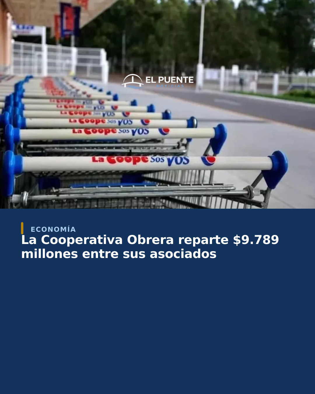 La Cooperativa Obrera reparte $9.789 millones entre sus asociados