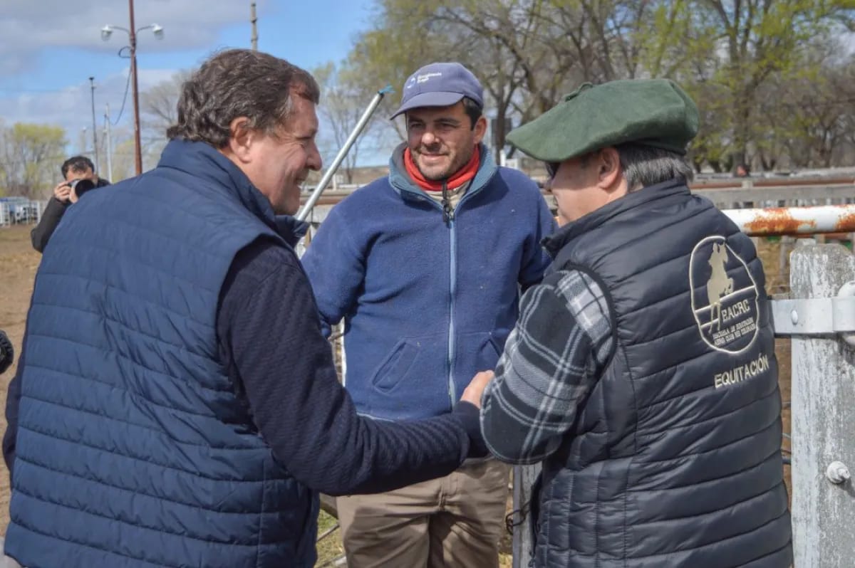 Weretilneck proyectó 70.000 hectáreas más bajo riego para el agro rionegrino