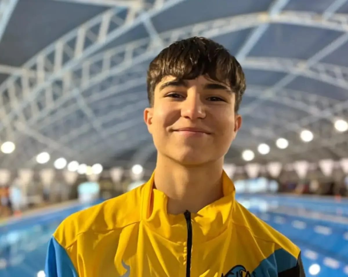 Un viedmense de 16 años representará a la Argentina en el Mundial de Salvamento Acuático en Sudáfrica