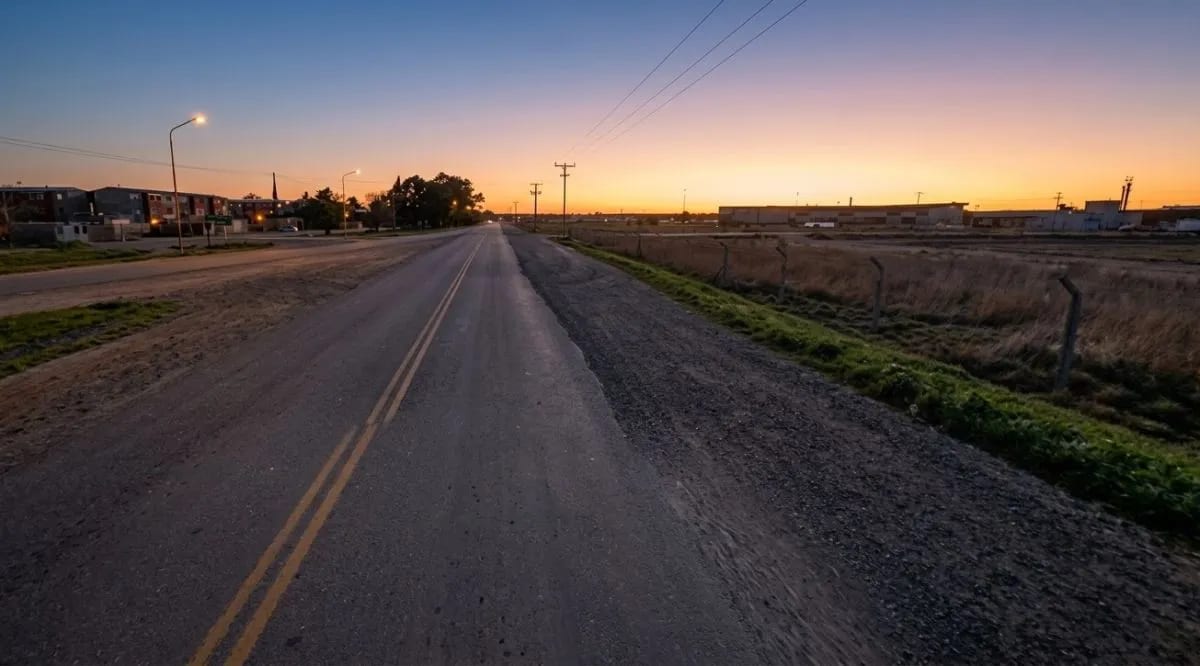 Susto en la Ruta 51: personas alcoholizadas se cruzaron frente a un auto en marcha