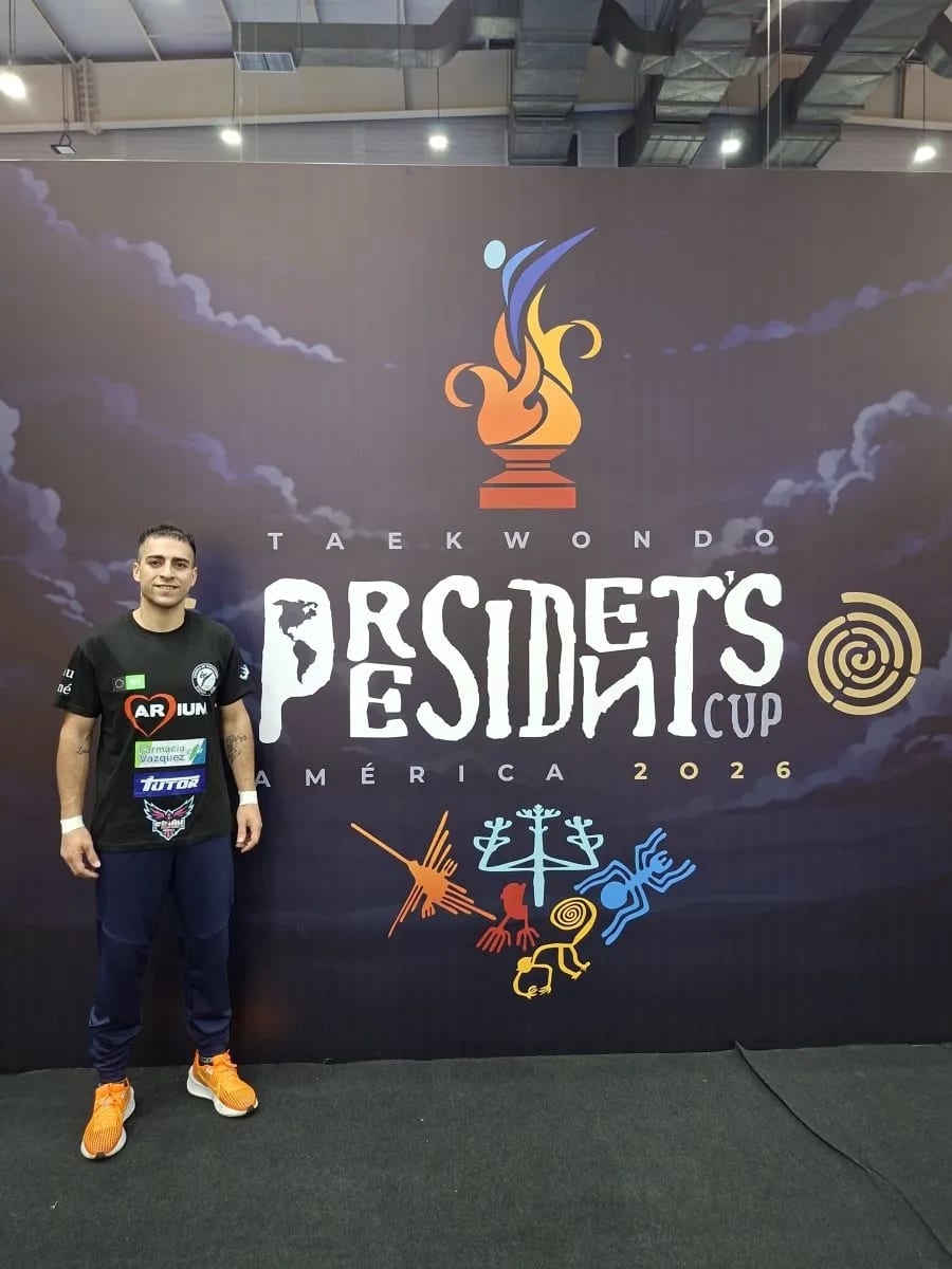 Un taekwondista viedmense llegó a cuartos de final en un torneo internacional en Perú