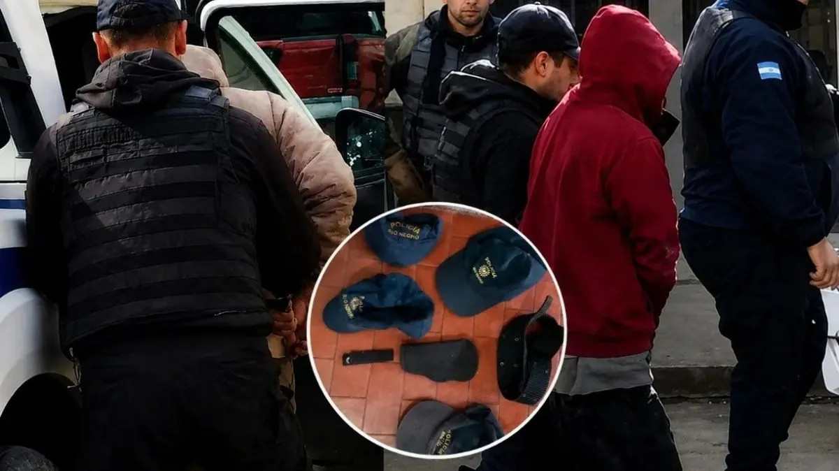 Detuvieron a dos hombres que usaban ropa policial para cometer robos en Viedma