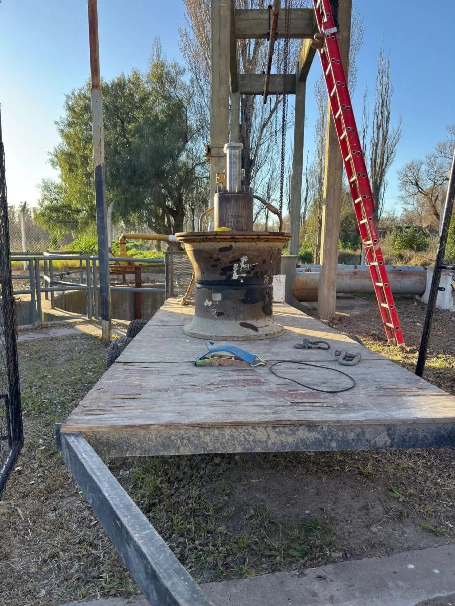 El Bañado: activaron la segunda bomba del desagüe pluvial en Patagones