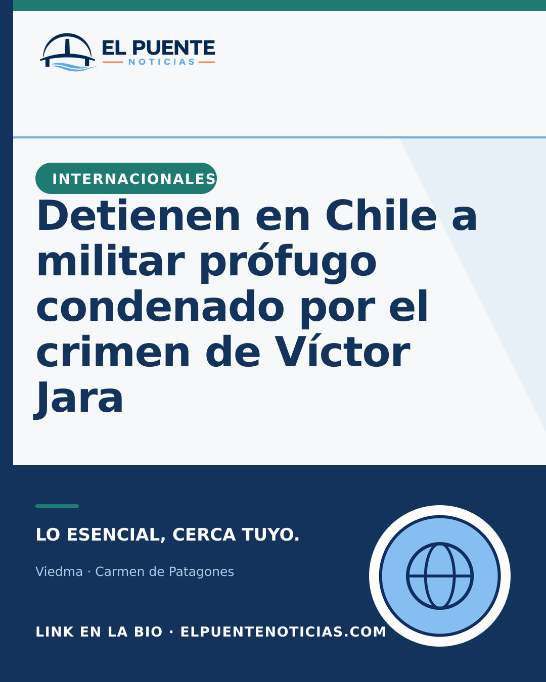 Detienen en Chile a militar prófugo condenado por el crimen de Víctor Jara