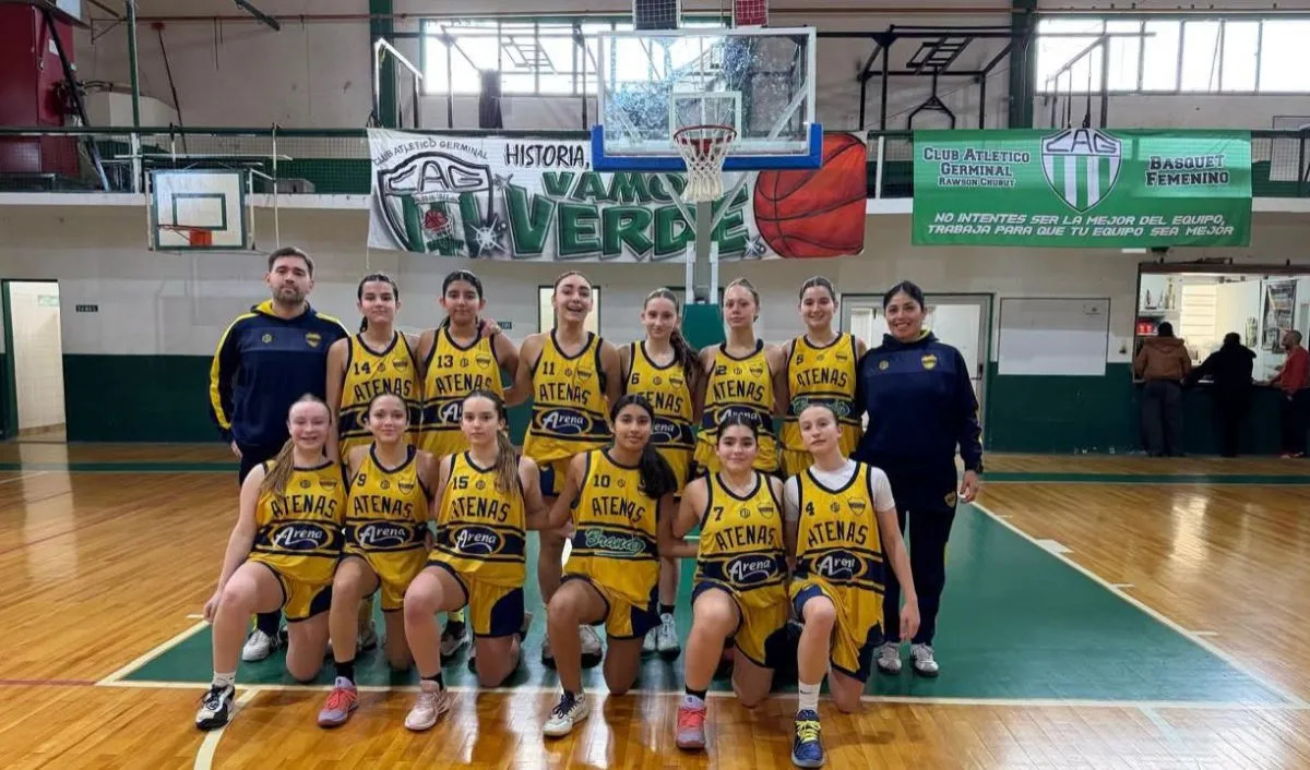 Atenas U15 femenino ganó los dos partidos y avanzó de fase en la Liga Federal