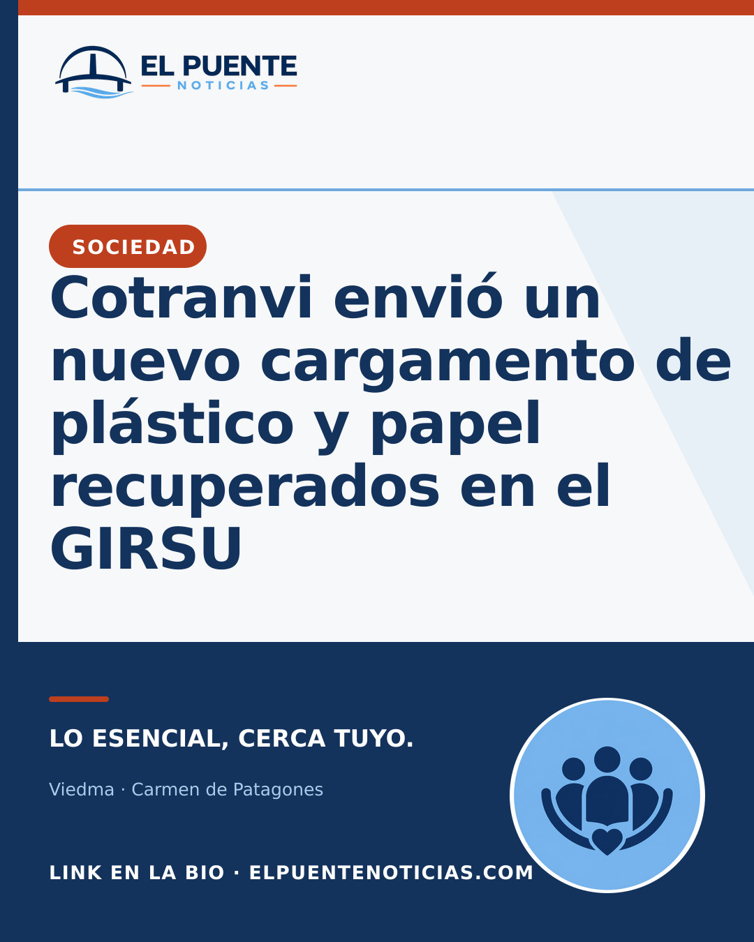 Cotranvi envió un nuevo cargamento de plástico y papel recuperados en el GIRSU