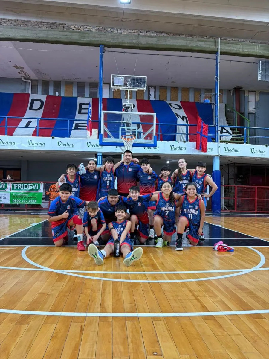 El U11 de Deportivo Viedma avanzó a la Fase 4 de la Liga Federal Formativa