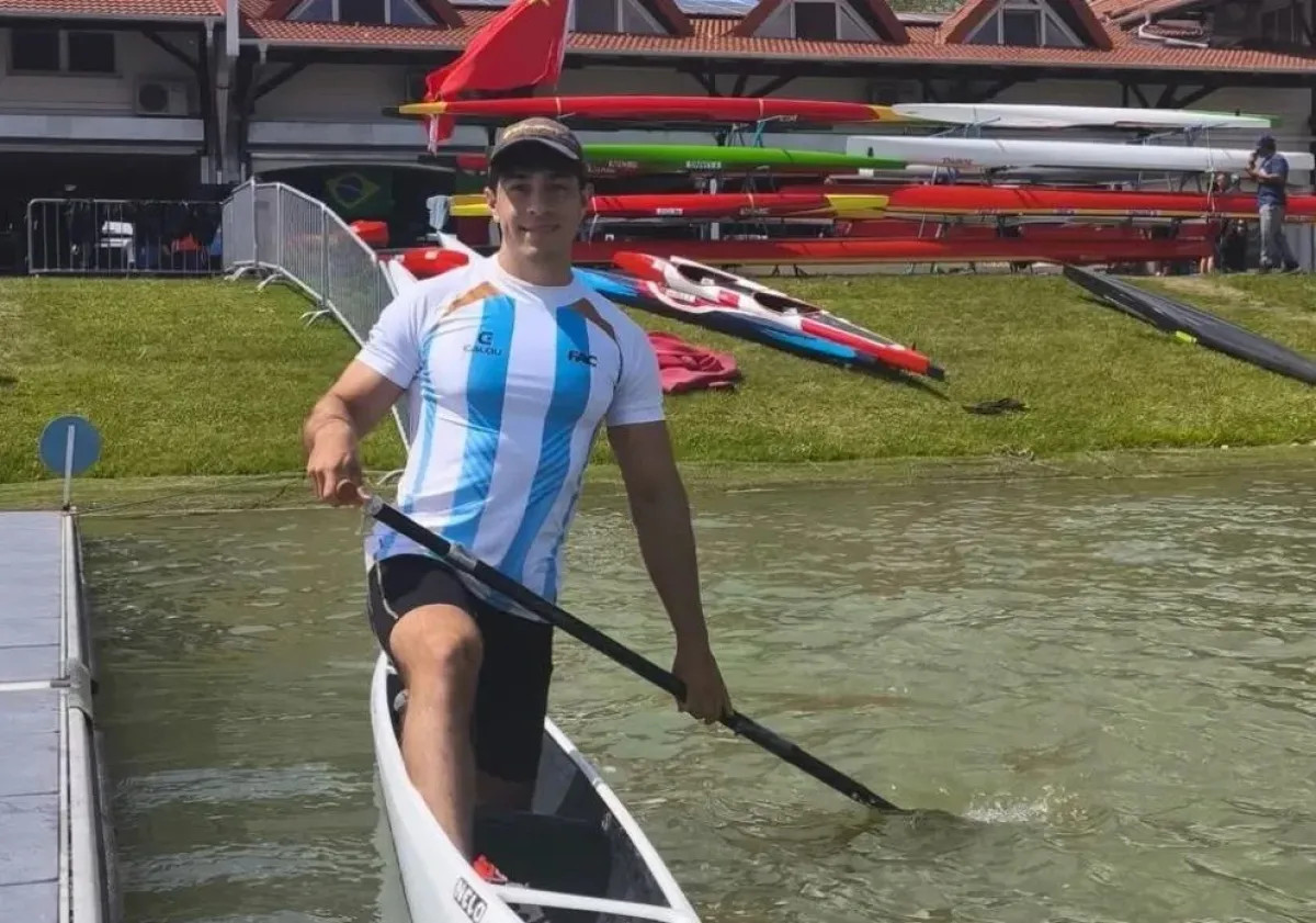 El viedmense Aramís Sánchez Ayala terminó noveno en el Mundial de Canotaje de Polonia