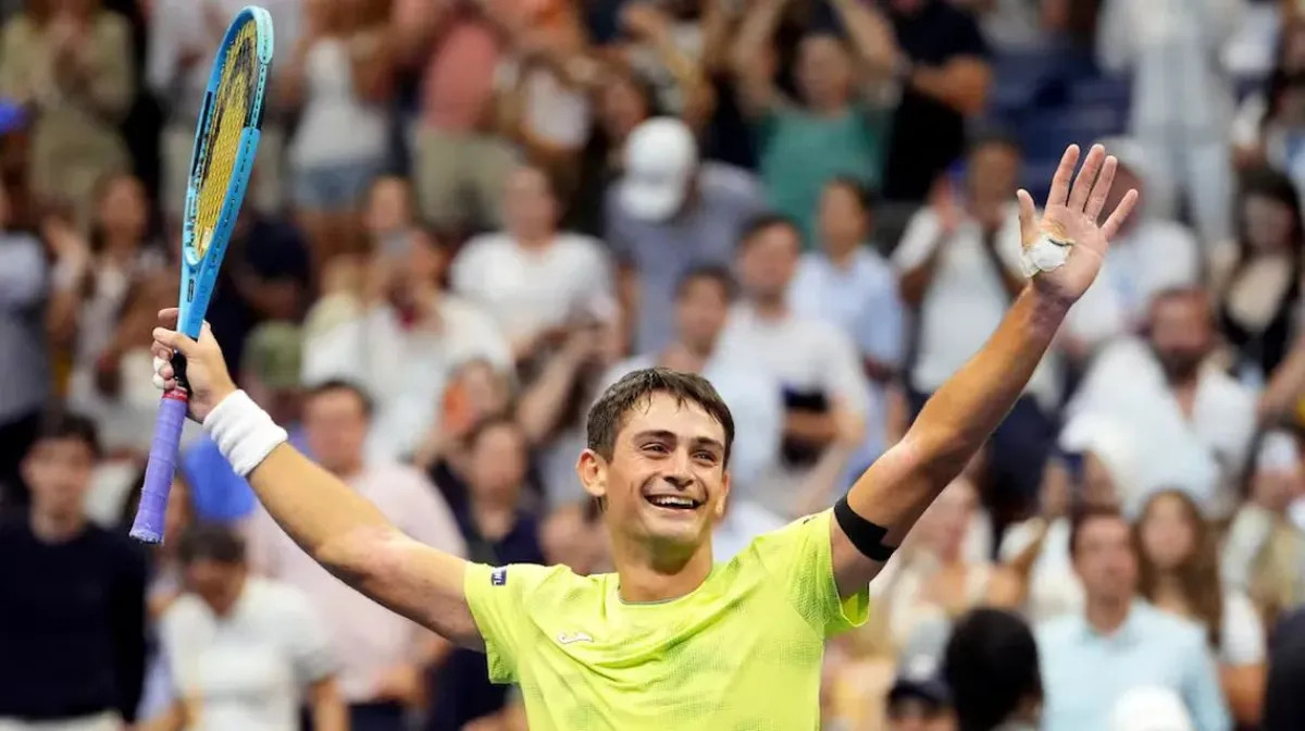 Mariano Navone dio el batacazo y eliminó a Djokovic en el US Open