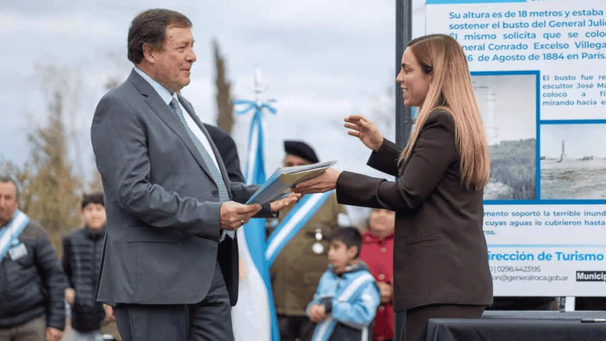 Weretilneck y Soria compartieron el acto por los 147 años de General Roca