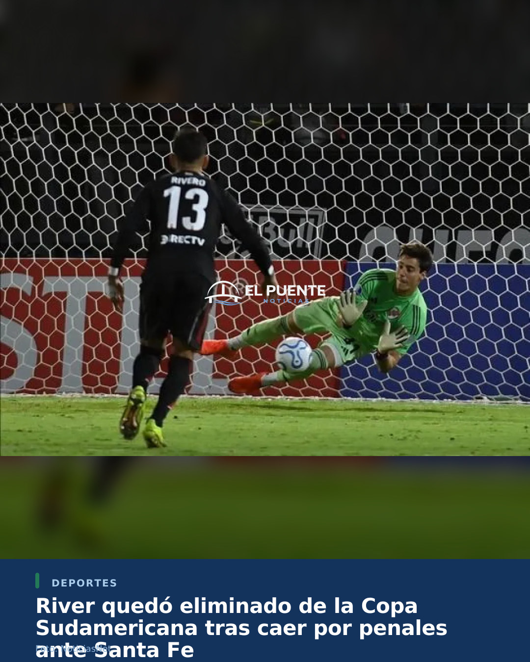 River quedó eliminado de la Copa Sudamericana tras caer por penales ante Santa Fe