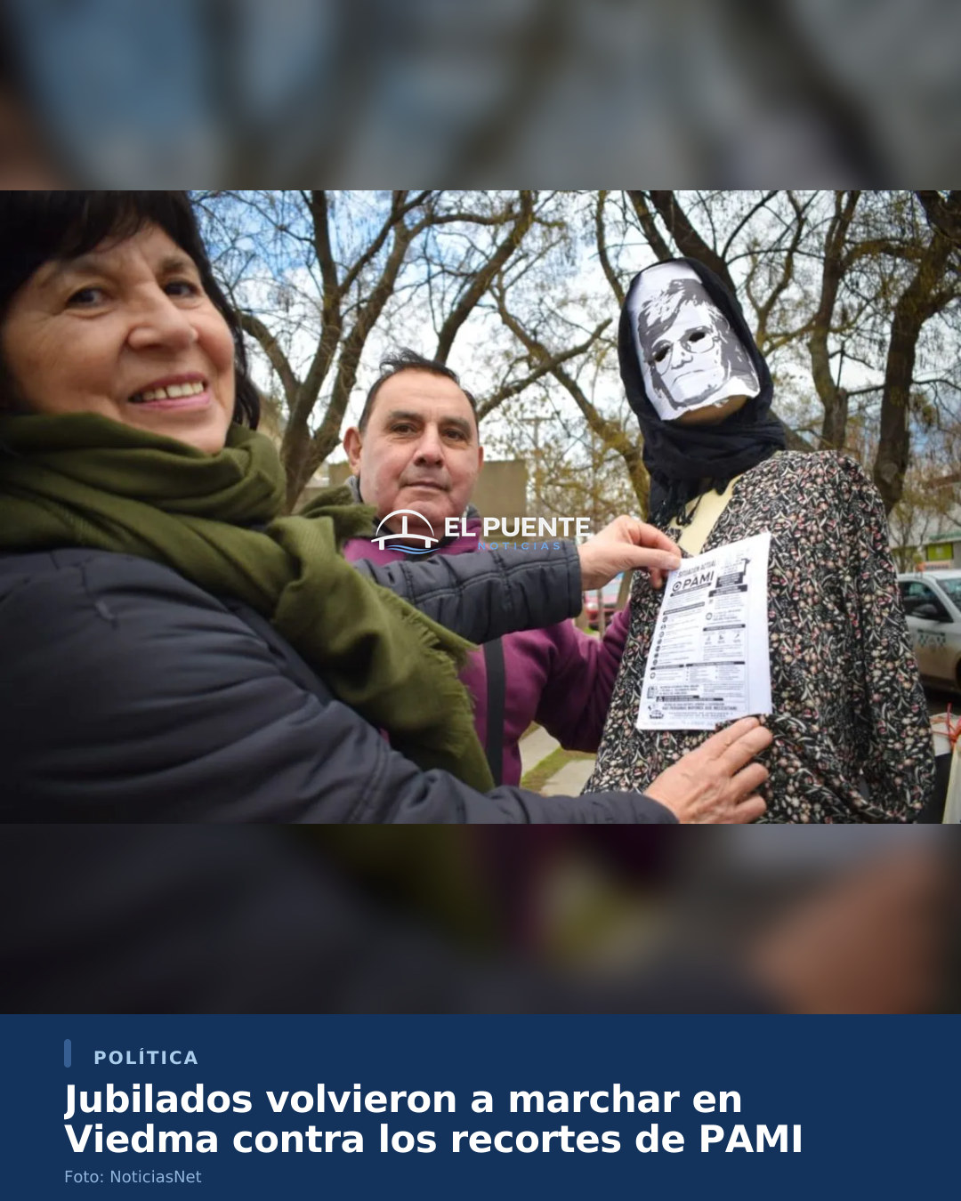 Jubilados volvieron a marchar en Viedma contra los recortes de PAMI