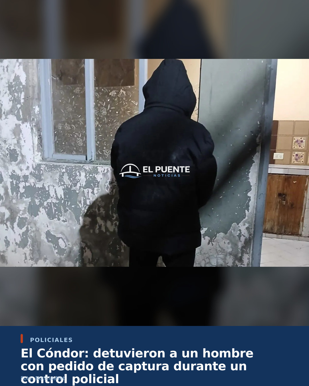 El Cóndor: detuvieron a un hombre con pedido de captura durante un control policial