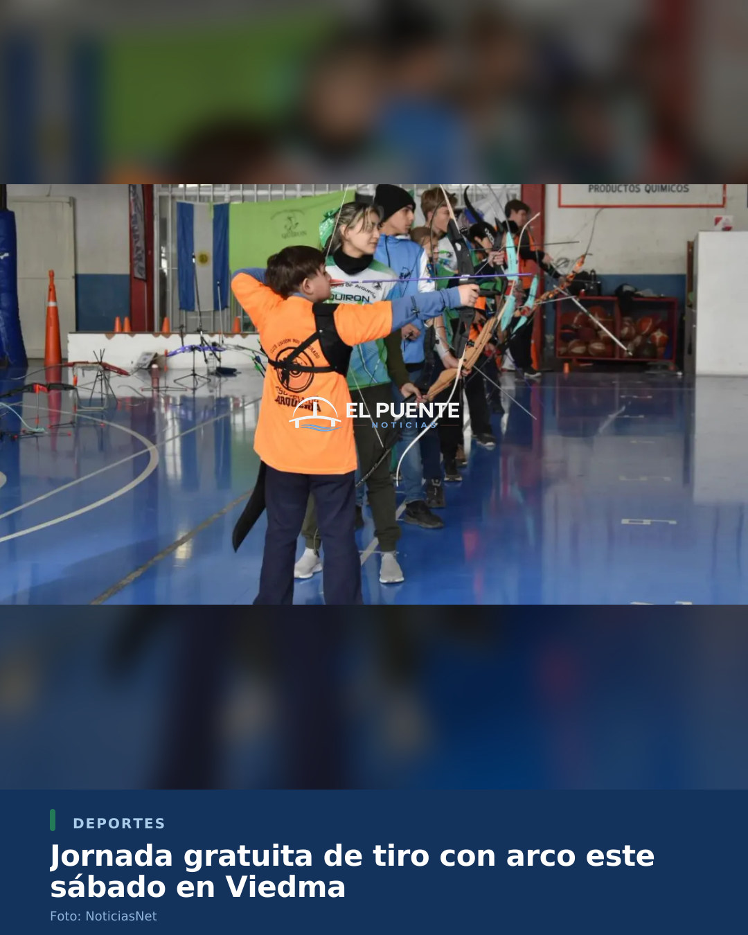 Jornada gratuita de tiro con arco este sábado en Viedma