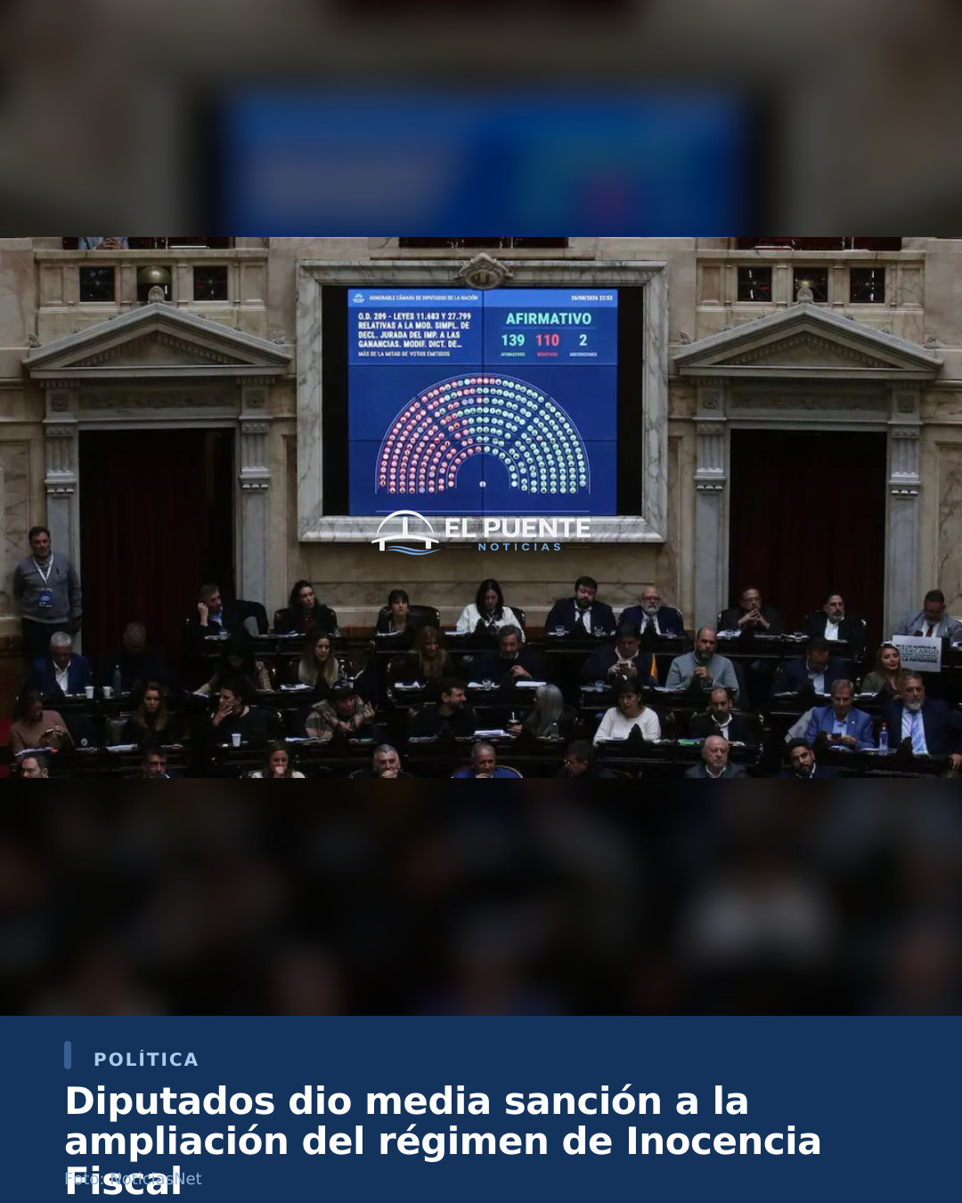 Diputados dio media sanción a la ampliación del régimen de Inocencia Fiscal