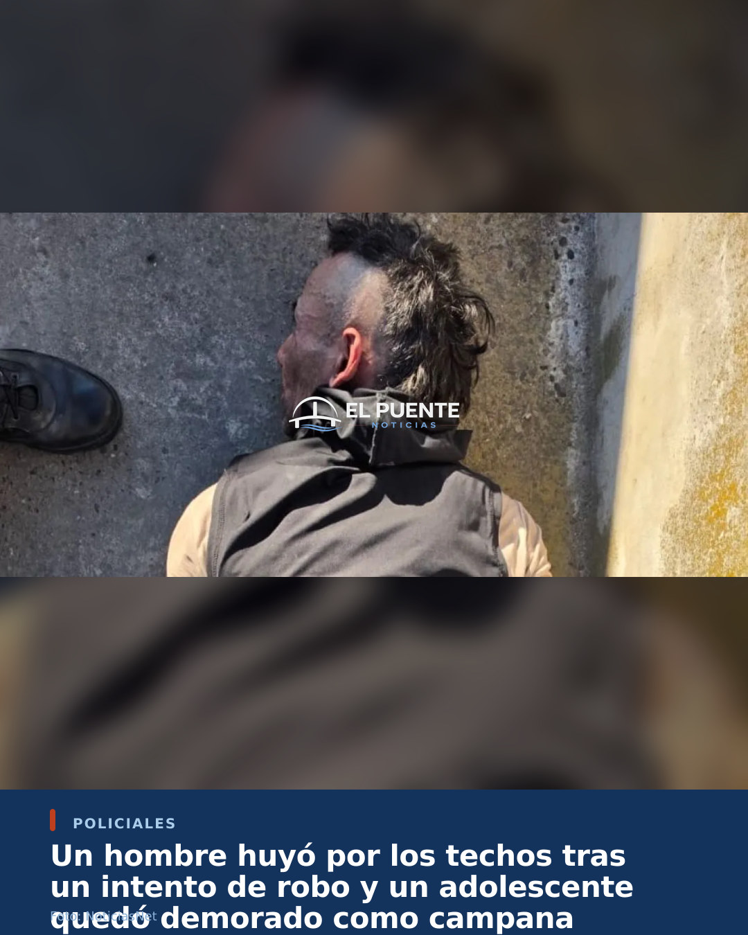 Un hombre huyó por los techos tras un intento de robo y un adolescente quedó demorado como campana