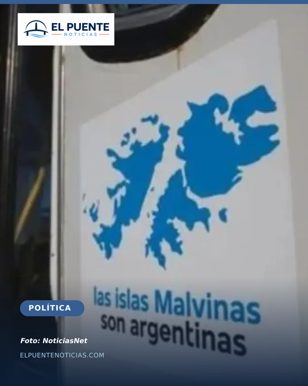 Denuncian que empresas de transporte retiran la leyenda "Malvinas son argentinas" de colectivos y trenes
